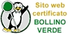 sito certificato BOLLINO

 VERDE